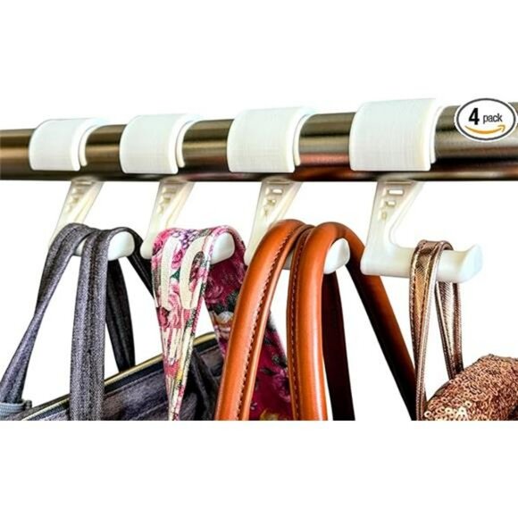 Closet organizer hooks purse hanger bag holder belt backpack hat storage hooks s - Picture 7 of 7